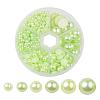 1Box ABS Plastic Imitation Pearl Dome Cabochons SACR-X0002-18-B-1