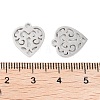 316 Stainless Steel Charms STAS-C096-12D-P-3