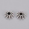 Antique Silver Tone Retro Style Sun Spacer Beads X-LFH10384Y-NF-2