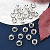 Brass Rhinestone Spacer Beads RB-A020-7mm-01S-4