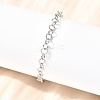 304 Stainless Steel Link Chain Bracelets for Women Men BJEW-A050-02P-3