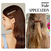 2Pcs 2 Colors Cellulose Acetate and Iron Hair Barrettes for Women Girl PHAR-TADJ0001-01B-6