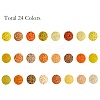 288G 24 Colors Glass Seed Beads SEED-JQ0005-01C-2mm-2