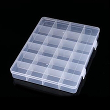 Transparent Plastic Bead Containers CON-YW0001-47