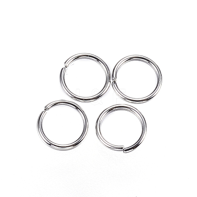 Tarnish Resistant 304 Stainless Steel Open Jump Rings STAS-E147-36P-1