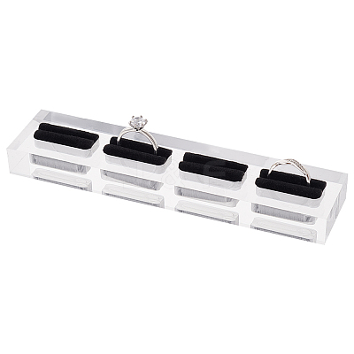 4-Slot Acrylic Finger Ring Display Rack RDIS-WH0002-11-1