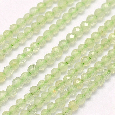 Natural Prehnite Beads Strands G-F509-30-3mm-1