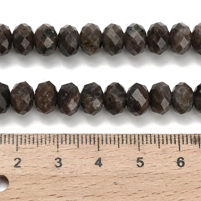Natural Coffee Jasper Beads Strands G-Z111-A52-1