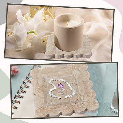 Marble Jewelry Plates AJEW-WH20020-239A-1