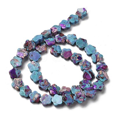 Synthetic Imperial Jasper Beads Strands G-Q050-B01-03-1