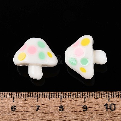Opaque Acrylic Beads OACR-N152-10B-1