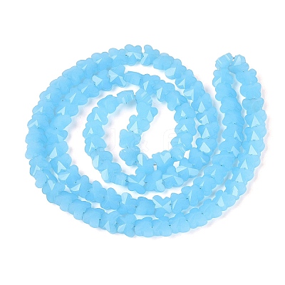 Imitation Jade Glass Beads Strands GLAA-Q118-01A-A03-1
