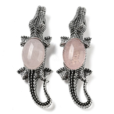 Dual-use Items Alloy Crocodile Brooch JEWB-C026-01A-AS-1