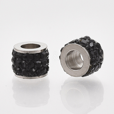201 Stainless Steel Beads STAS-T050-007-1