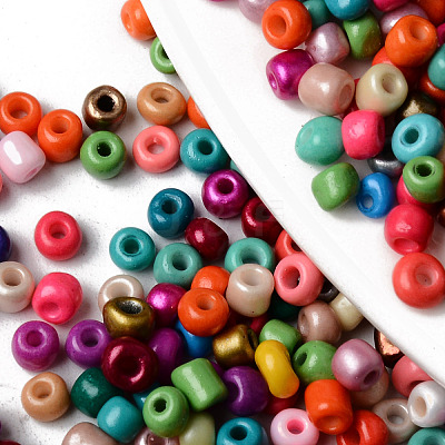 6/0 Glass Seed Beads SEED-R051-03C-1