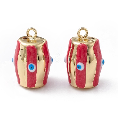 Brass Enamel Pendants KK-A176-03G-04-1
