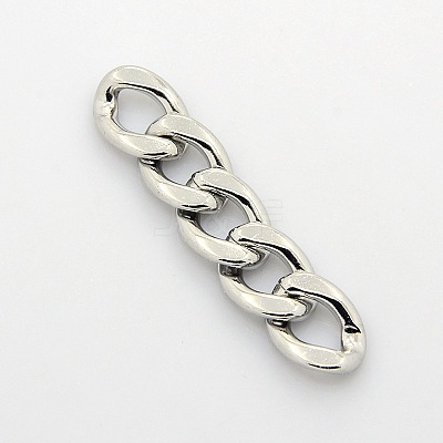 Tarnish Resistant Men's Jewelry Making 304 Stainless Steel Cuban Link Chains CHS-A003M-3.0NK-1