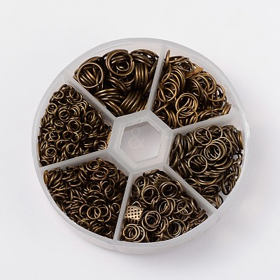1 Box of Iron Open Jump Rings IFIN-MSMC010-04AB-NF-1
