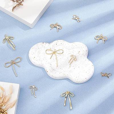 10Pcs 5 Styles Brass Charms KK-HS0001-16-1