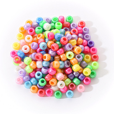 Plastic Pearlized Beads KY-YW0001-09-1