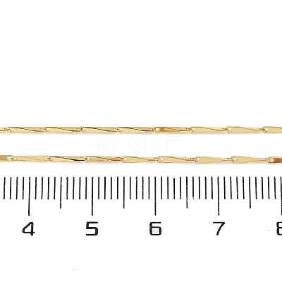 Brass Link Chain Necklaces for Women LS-NJEW-D302-35G-1