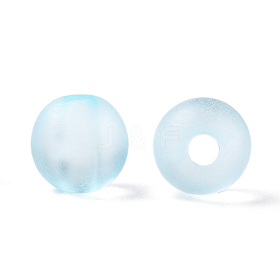 Transparent Acrylic Ball Beads FACR-R021-6mm-06-1