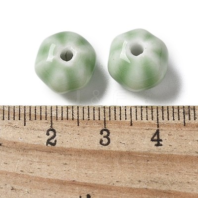 Vintage Porcelain Pumpkin Beads PORC-L080-H06-1
