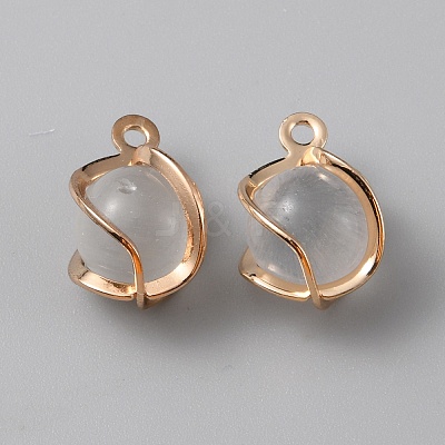 Resin Imitation Cat Eye Pendants KK-WH0045-78A-01-1