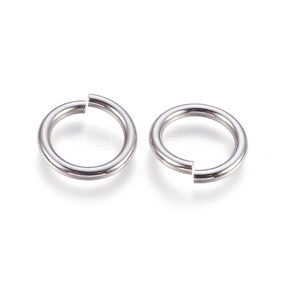 Tarnish Resistant 304 Stainless Steel Saw Cut Open Jump Rings STAS-P212-25P-05-1