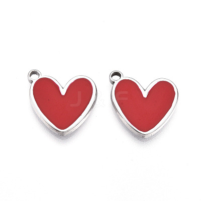 304 Stainless Steel Pendants X-STAS-N108-17P-1