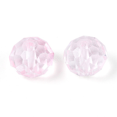 Baking Paint Transparent Glass Beads GLAA-N011-10mm-10-1