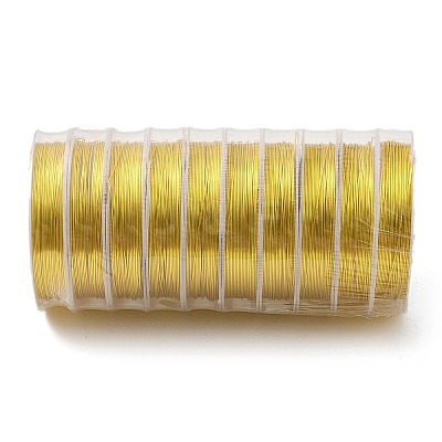 10 Rolls Round Copper Wire CWIR-C003-01E-G-1