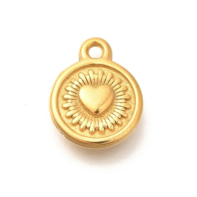 Ion Plating(IP) 304 Stainless Steel Charms STAS-I321-05G-1