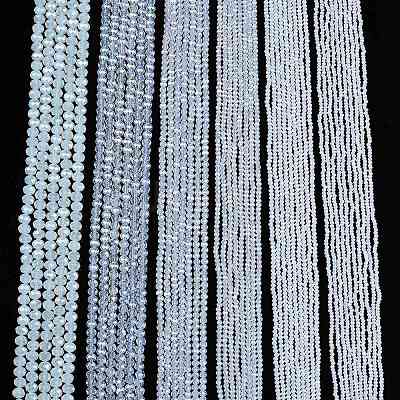 Electroplate Glass Beads Strands EGLA-A044-J1mm-A06-1