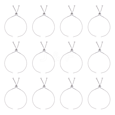 Tarnish Resistant 304 Stainless steel Chain Bracelet Making STAS-F118-P-1