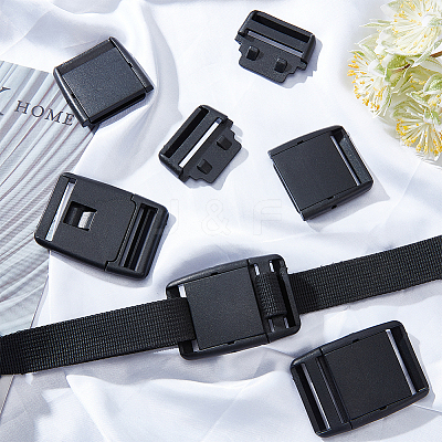 20Pcs Plastic Quick Contoured Side Release Buckle KY-NB0001-45-1