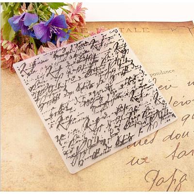 Plastic Fondant Stencil DIY-WH0221-04G-1