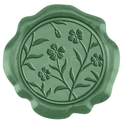 50Pcs Adhesive Wax Seal Stickers DIY-CA0006-16M-1