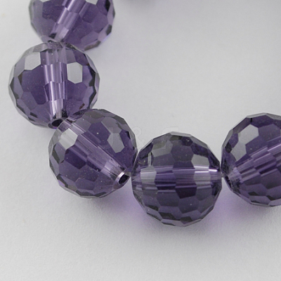 Transparent Glass Bead Strands GLAA-R095-8mm-10-1