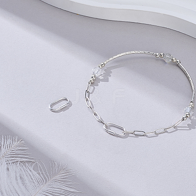 2Pcs 925 Sterling Silver Locking Carabiner STER-PH0004-52A-1
