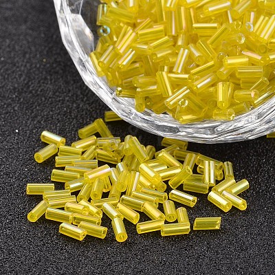 Glass Bugle Beads SEED-I001-170-1
