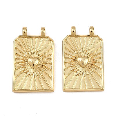 Brass Pendants KK-L255-22G-02-1