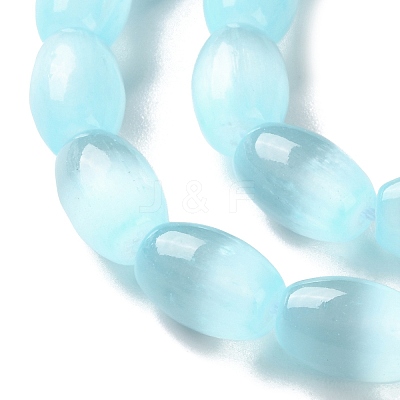 Macaron Color Natural Selenite Beads Strands G-B102-A01-06-1