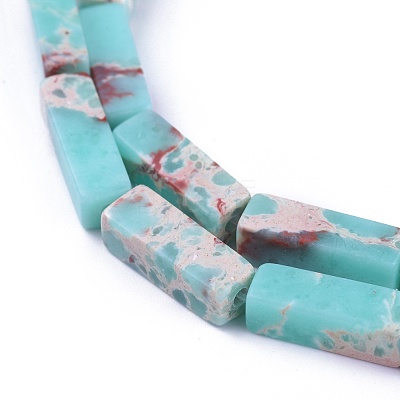 Synthetic Imperial Jasper Beads Strands X-G-E508-02G-1
