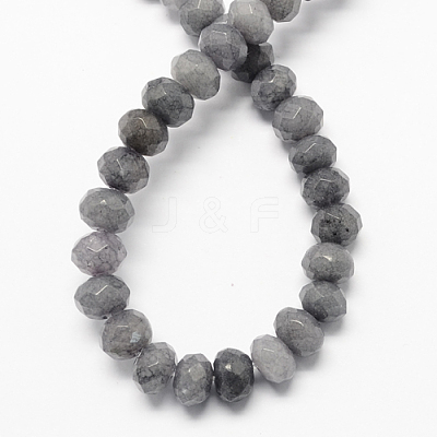 Natural White Jade Bead Strands G-R171-2x4mm-16-01-1