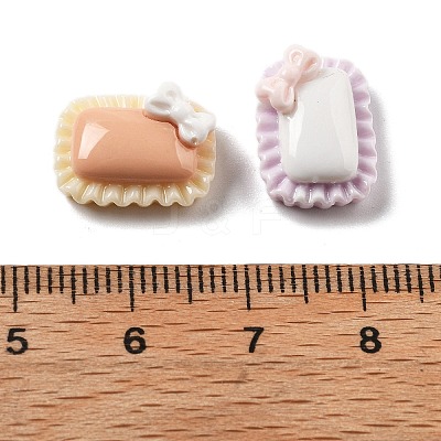 Cute Mini Cartoon Bowknot Series Resin Cabochons CRES-I037-04B-1