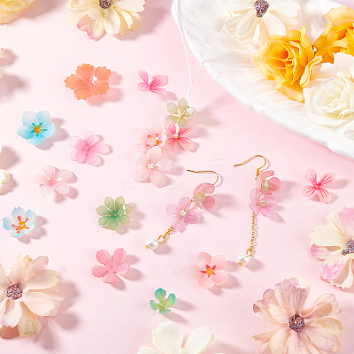 30Pcs 15 Styles Plastic Beads KY-GA0001-33-1