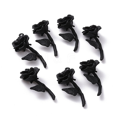 Spray Painted Alloy Pendants X-FIND-G030-06-1