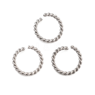 Tarnish Resistant 304 Stainless Steel Open Jump Rings STAS-F191-11P-C-1