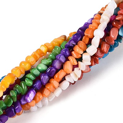 Natural Freshwater Shell Beads Strands SHEL-N037-04A-1